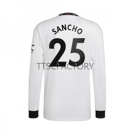 Manchester United Jadon Sancho 25 Voetbalshirts Uit 2022-23 - LS